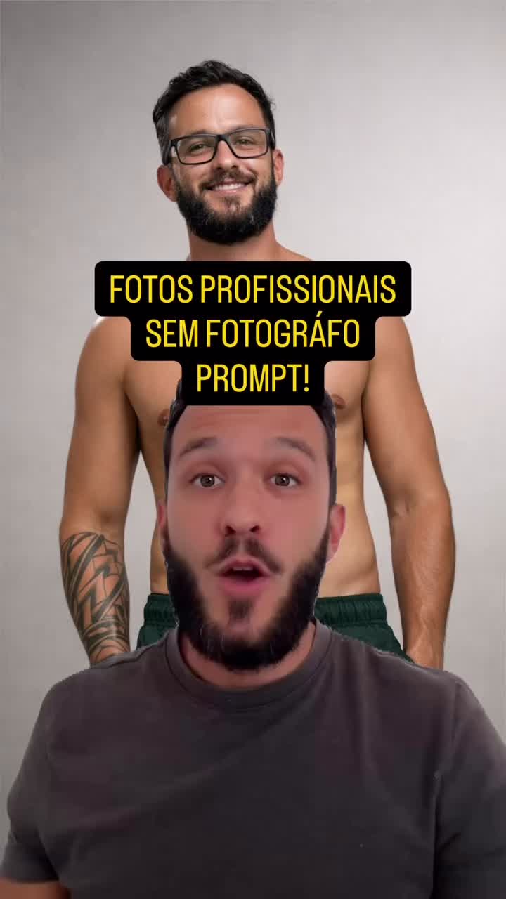 Foto simples → Ensaio profissional com IA. Comenta “ENSAIO” que eu envio mais estilos prontos. #inteligenciaartificial #ia #marketingdigital #criacaodeconteudo #foryou